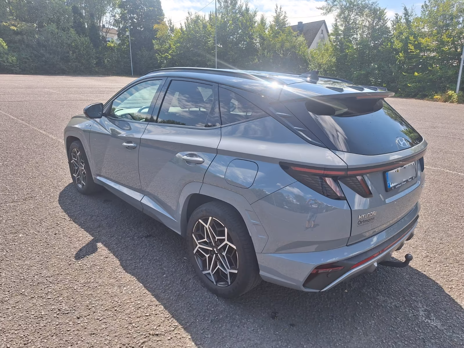 Hyundai TUCSON N Line Heckansicht